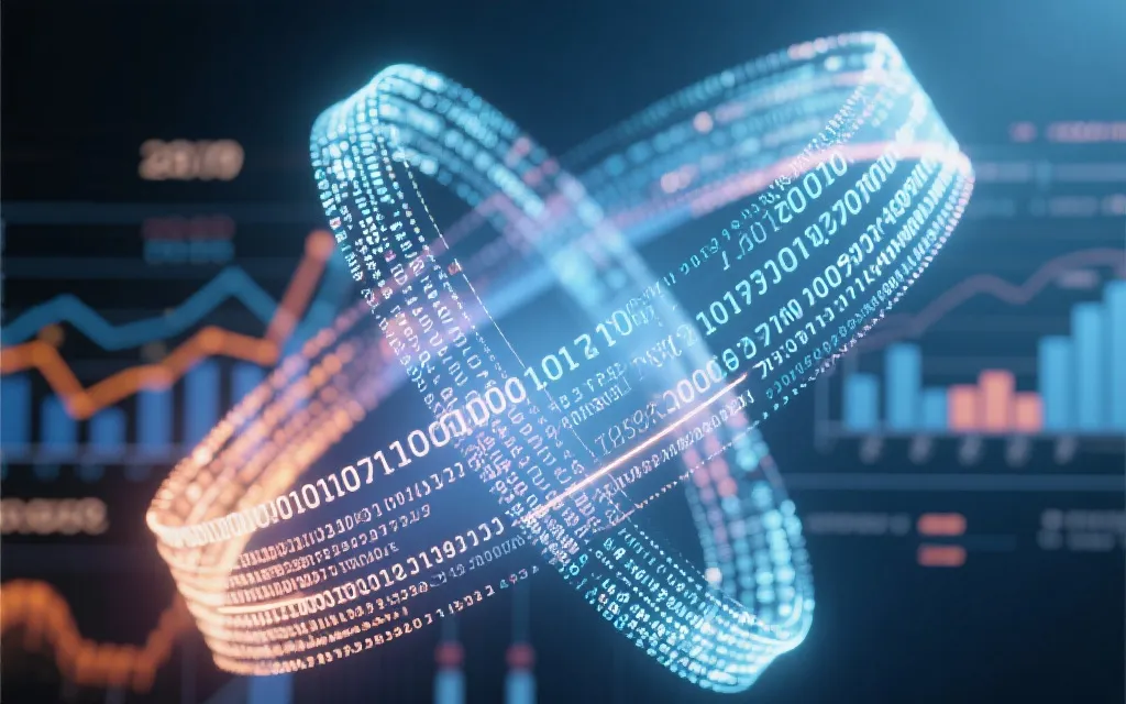 数据透明和公正管理的象征场景